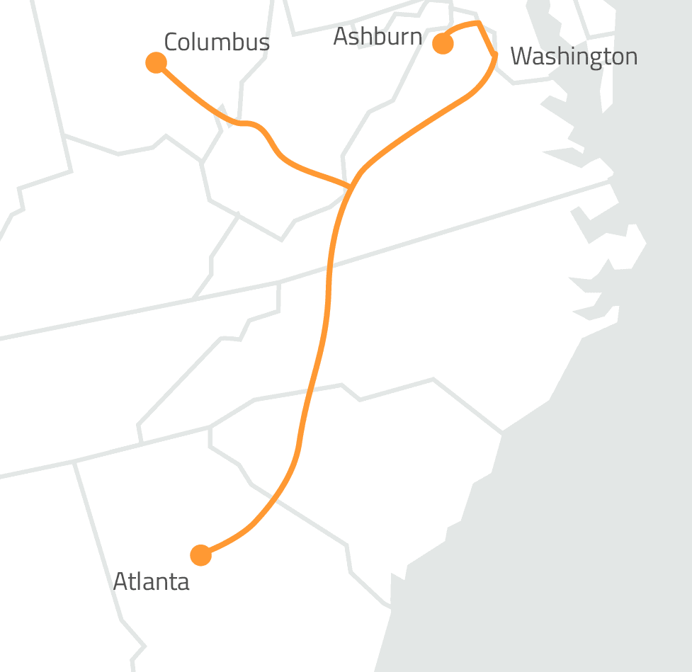 Zayo’s Unique Long-Haul Routes: Setting the Standard for Network Resilience 1 COL ASH