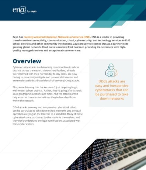 How ENA by Zayo keeps schools’ digital operations safe