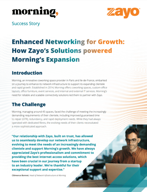 Enhanced Networking for Growth: How Zayo’s Solutions Powered Morning’s Expansion