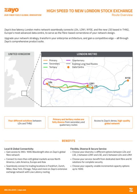 Route Overview: New London Stock Exchange
