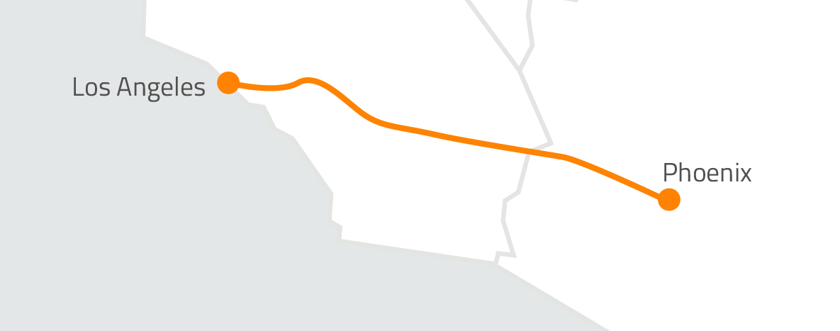 Zayo’s Unique Long-Haul Routes: Setting the Standard for Network Resilience 10 LA to PNX 2025 04 16