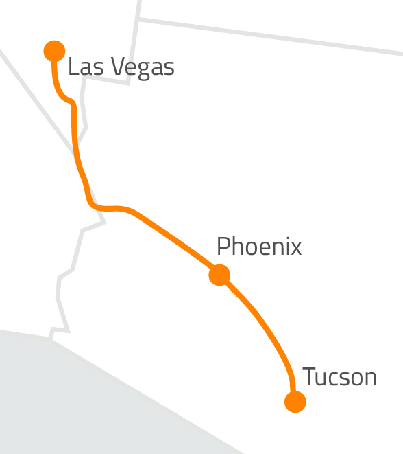 Route 3 - Las Vegas to Tucson
