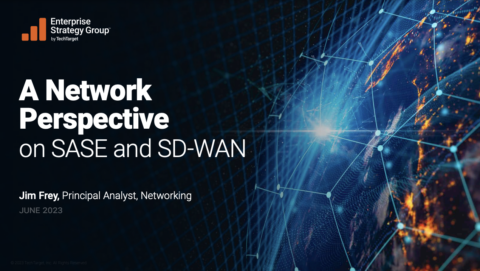 A Network Perspective on SASE and SD-WAN
