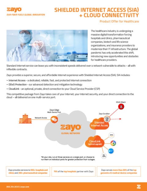 Shielded Internet Access (SIA) and Cloud Connectivity