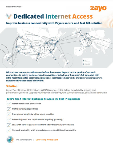 Dedicated Internet Access Product Overview