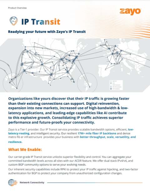 IP Transit Overview