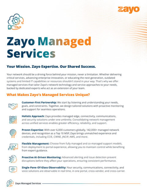 Zayo Managed Services