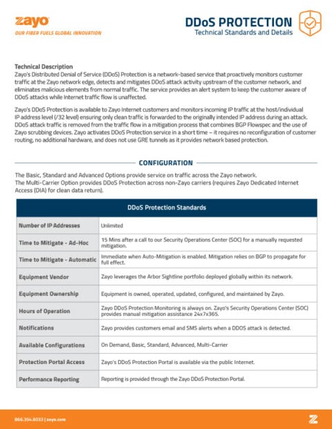 DDoS Protection Technical Overview