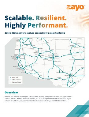 Zayo’s California Wavelength Network