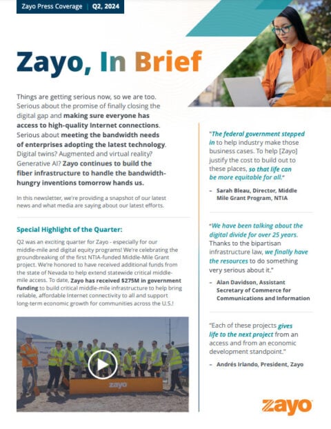 Zayo, In Brief 2Q2024